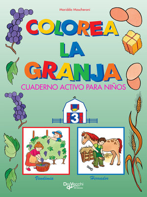 cover image of Colorea la granja 3